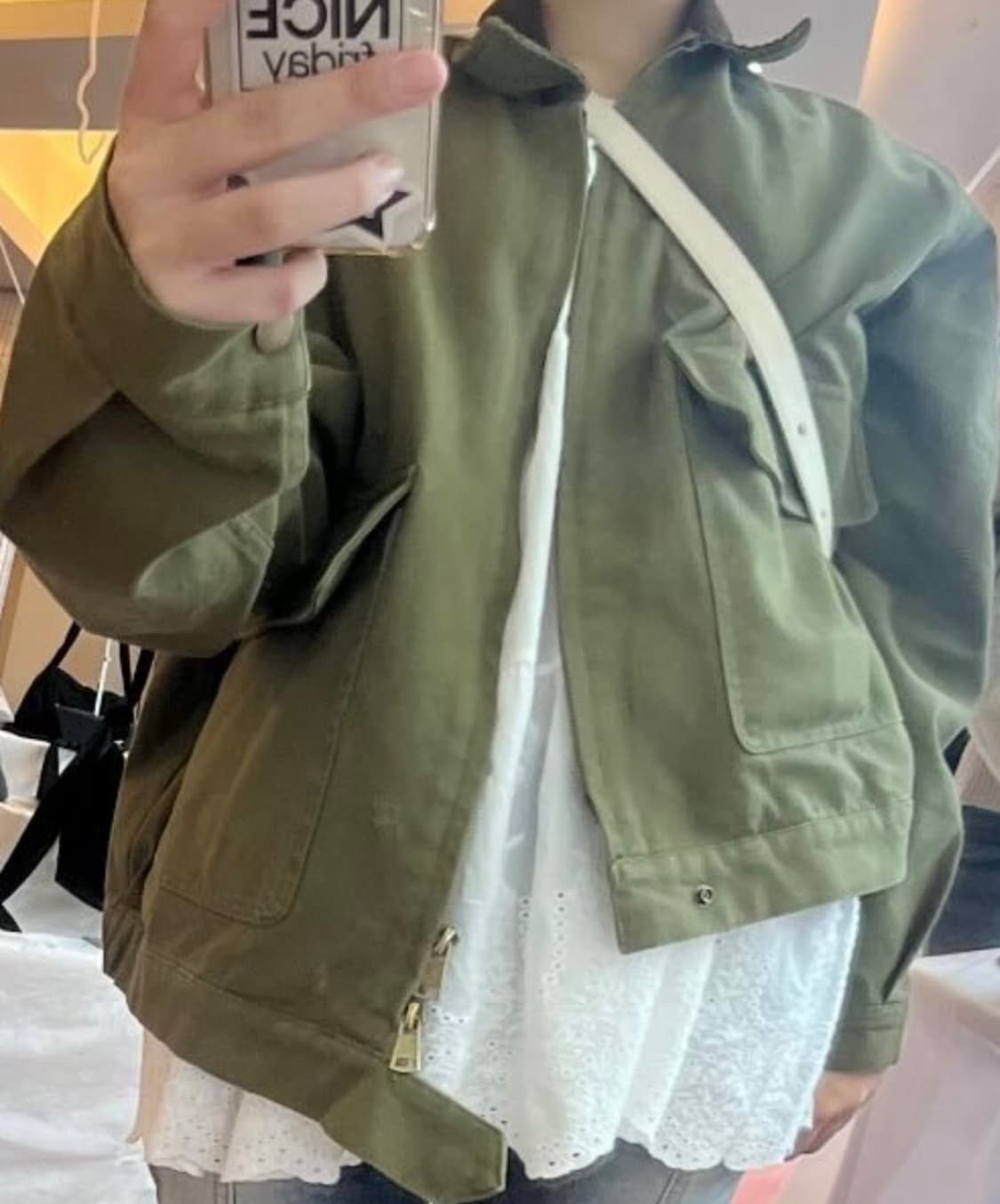 파르티멘토 카키 블루종 상품이미지1