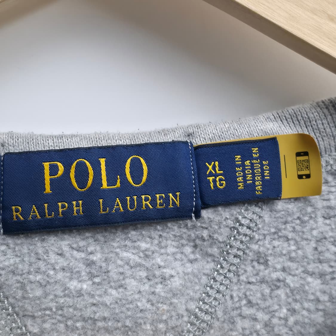 [XL] 폴로 랄프로렌 그레이 맨투맨 신형 큐알택 상품이미지6