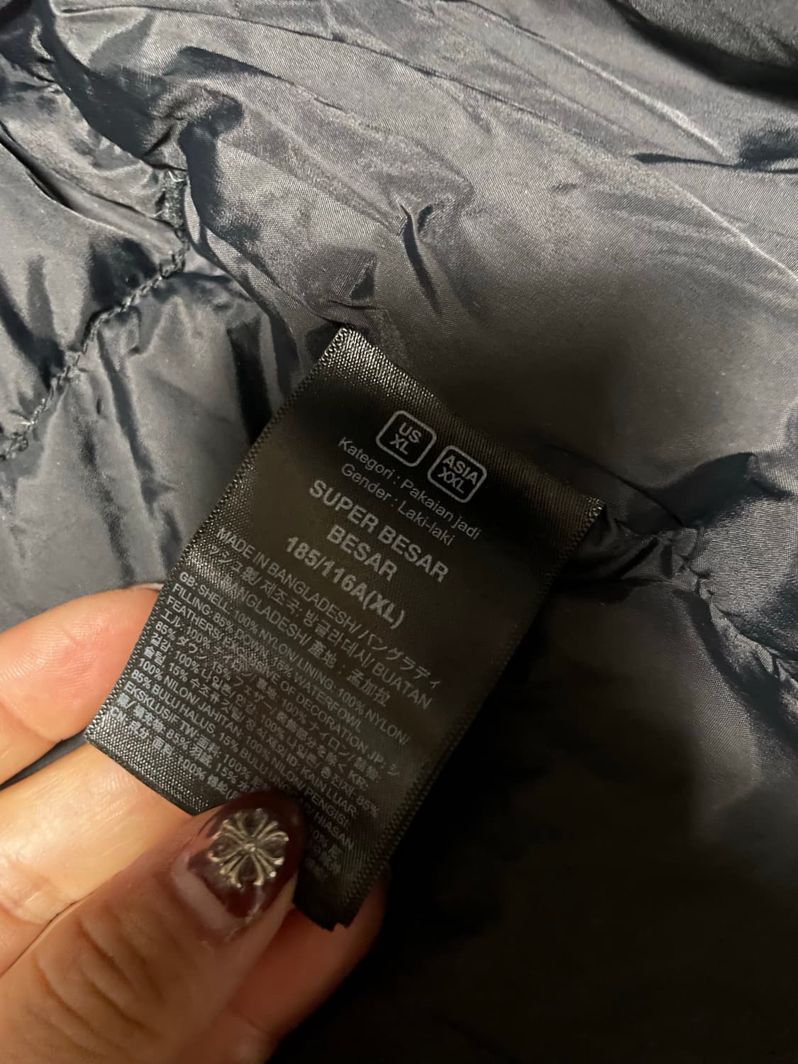 노스페이스 700 눕시 패딩 조끼 XL 상품이미지4