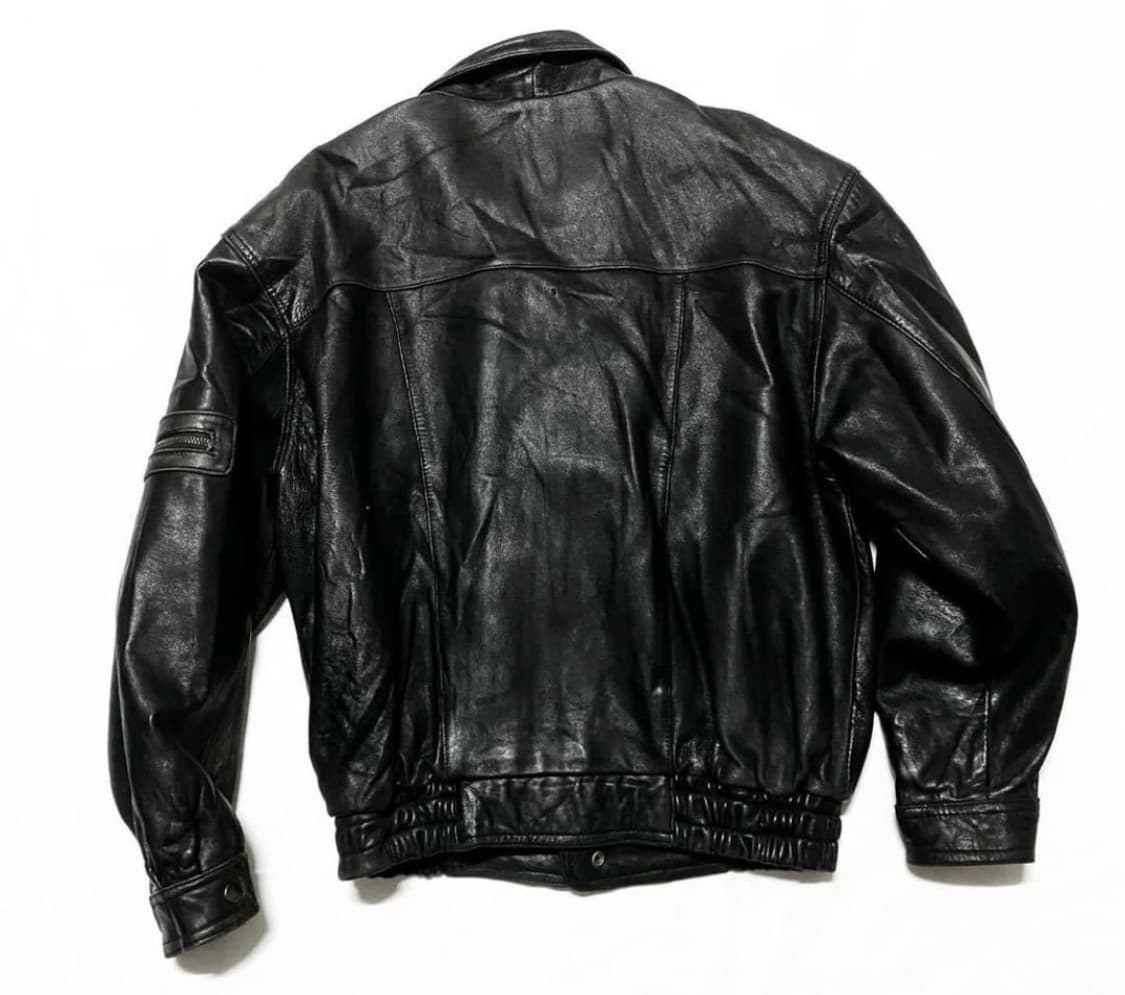 Royal Kowa 레더 봄버 자켓 상품이미지2