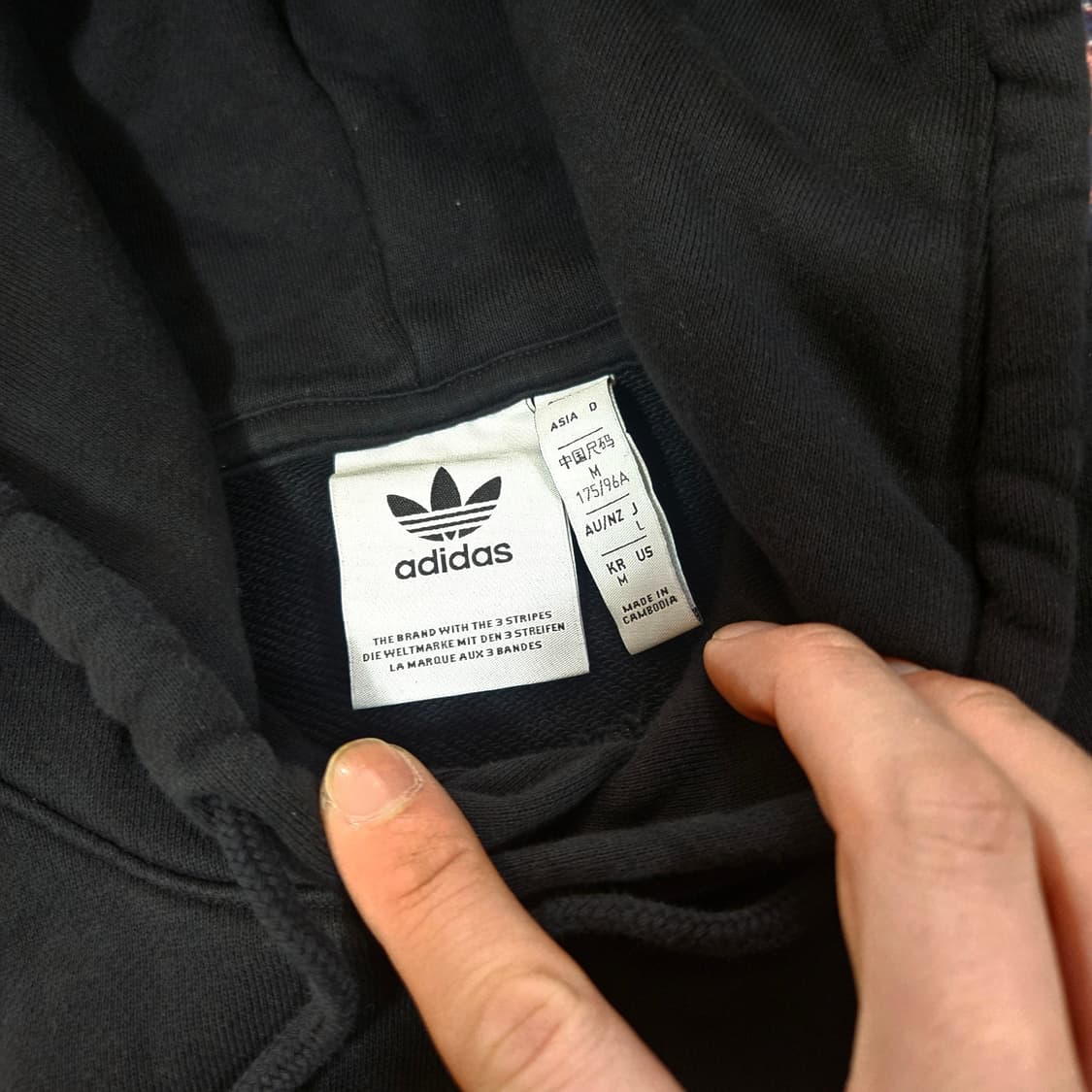 아디다스(Adidas) 트레포일 후드티셔츠 M 상품이미지5