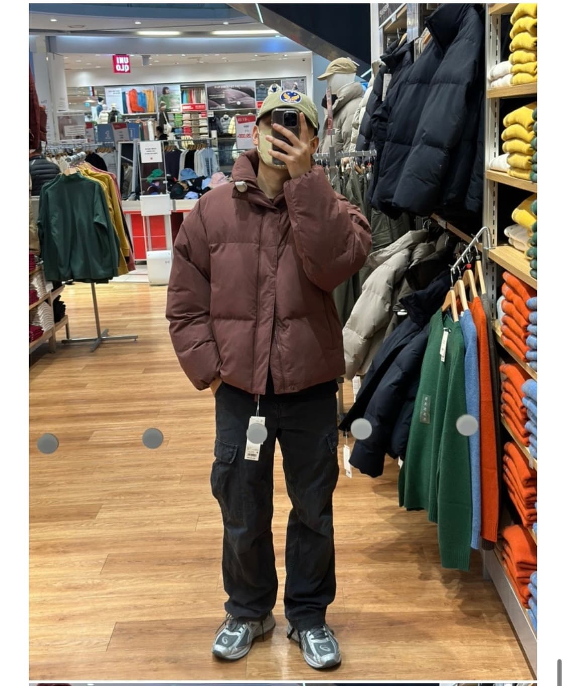 유니클로u 패디드 볼륨재킷 패딩 상품이미지2