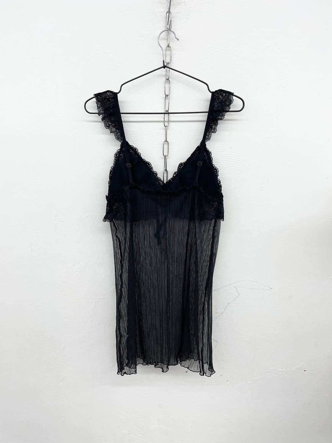 블랙 리본 레이스 슬립 상품이미지6