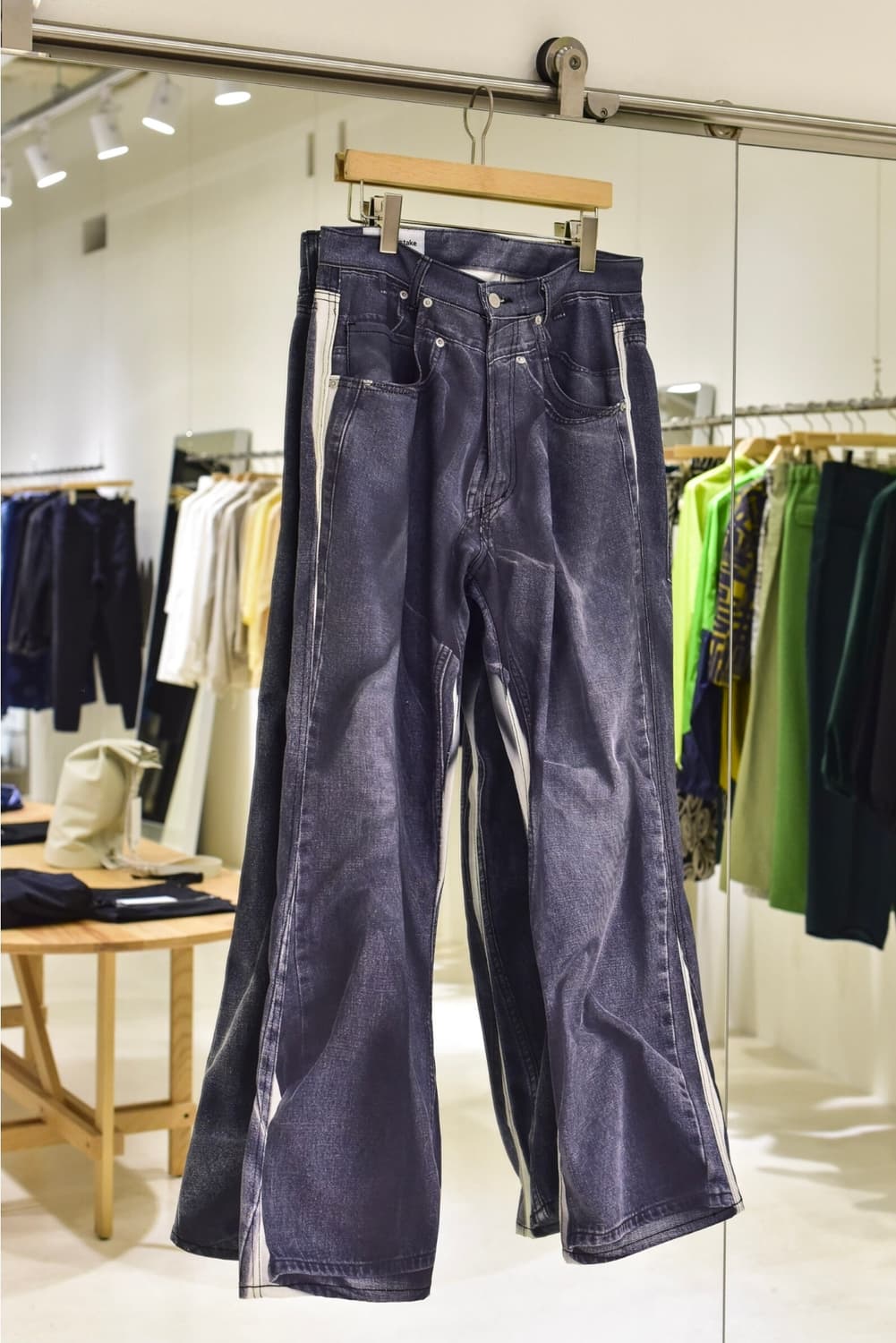 (착샷) 타이핑 미스테이크 디지털 워싱 데님 상품이미지9