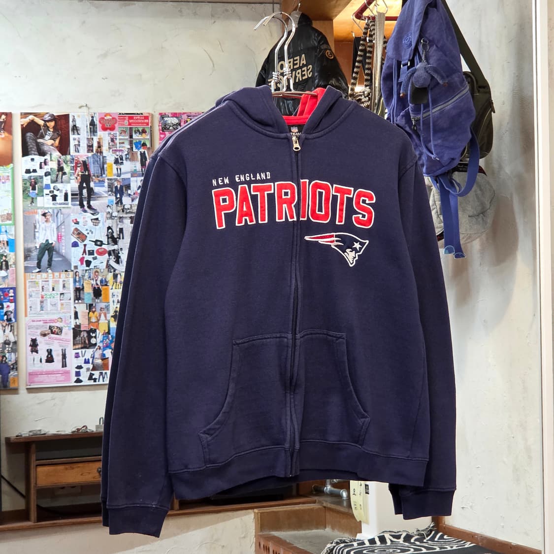 NFL 뉴잉글랜드 패트리어츠 후드 집업 상품이미지1