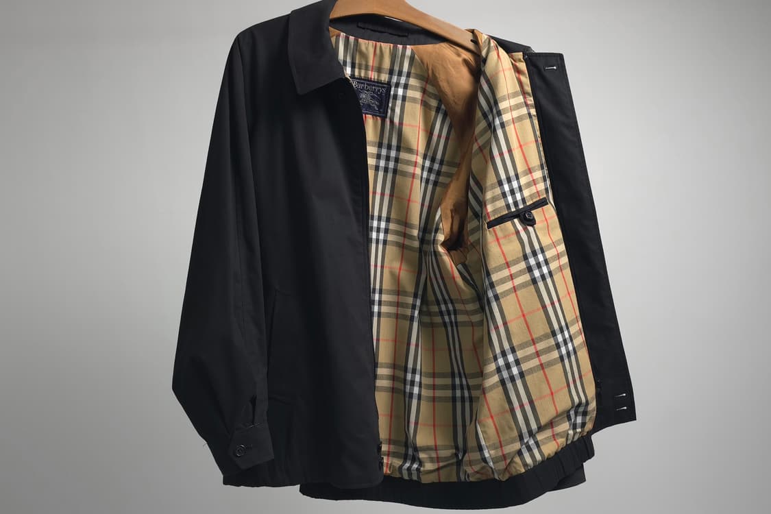 버버리 런던 정품 블랙 블루종 자켓 바람막이 해링턴 점퍼 105 110 상품이미지2