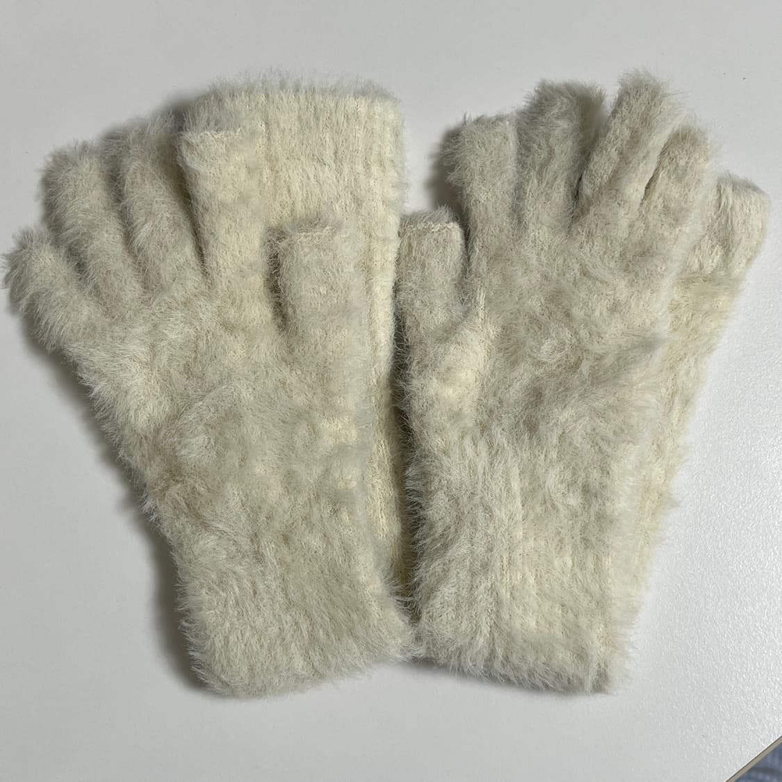 펀프롬펀 퍼지 니트 롱 장갑 상품이미지3