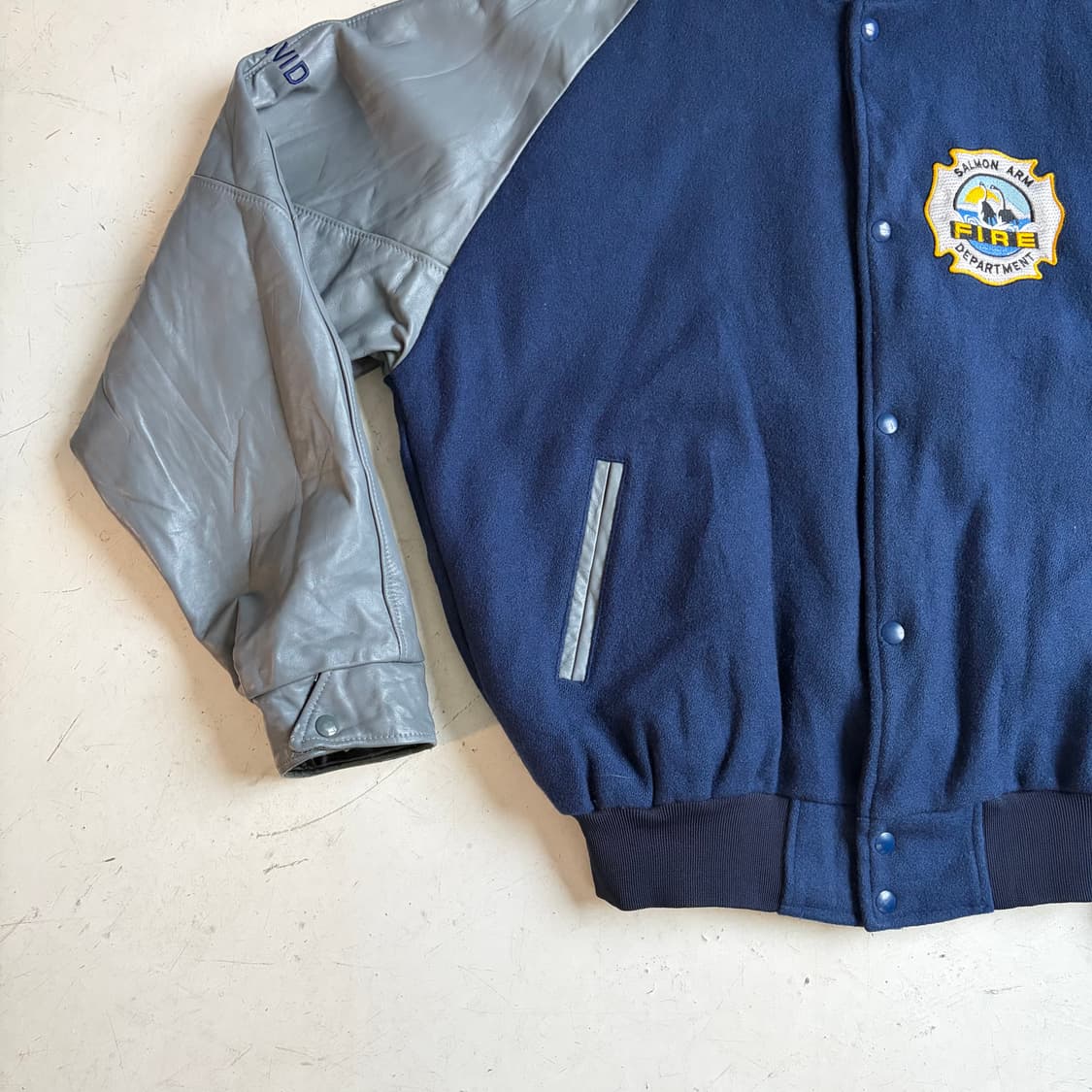 90s CANADA 빈티지 울 바시티 자켓 2XL 상품이미지3