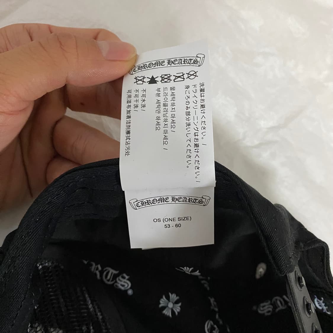 [Free] 크롬하츠 가스스테이션 모자 캡 블랙 상품이미지8