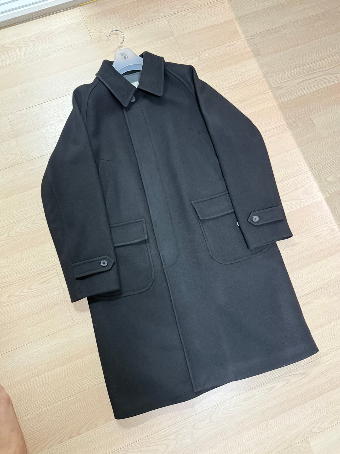 22Aw Voyager Balmacaan Coat (Black) 상품이미지3