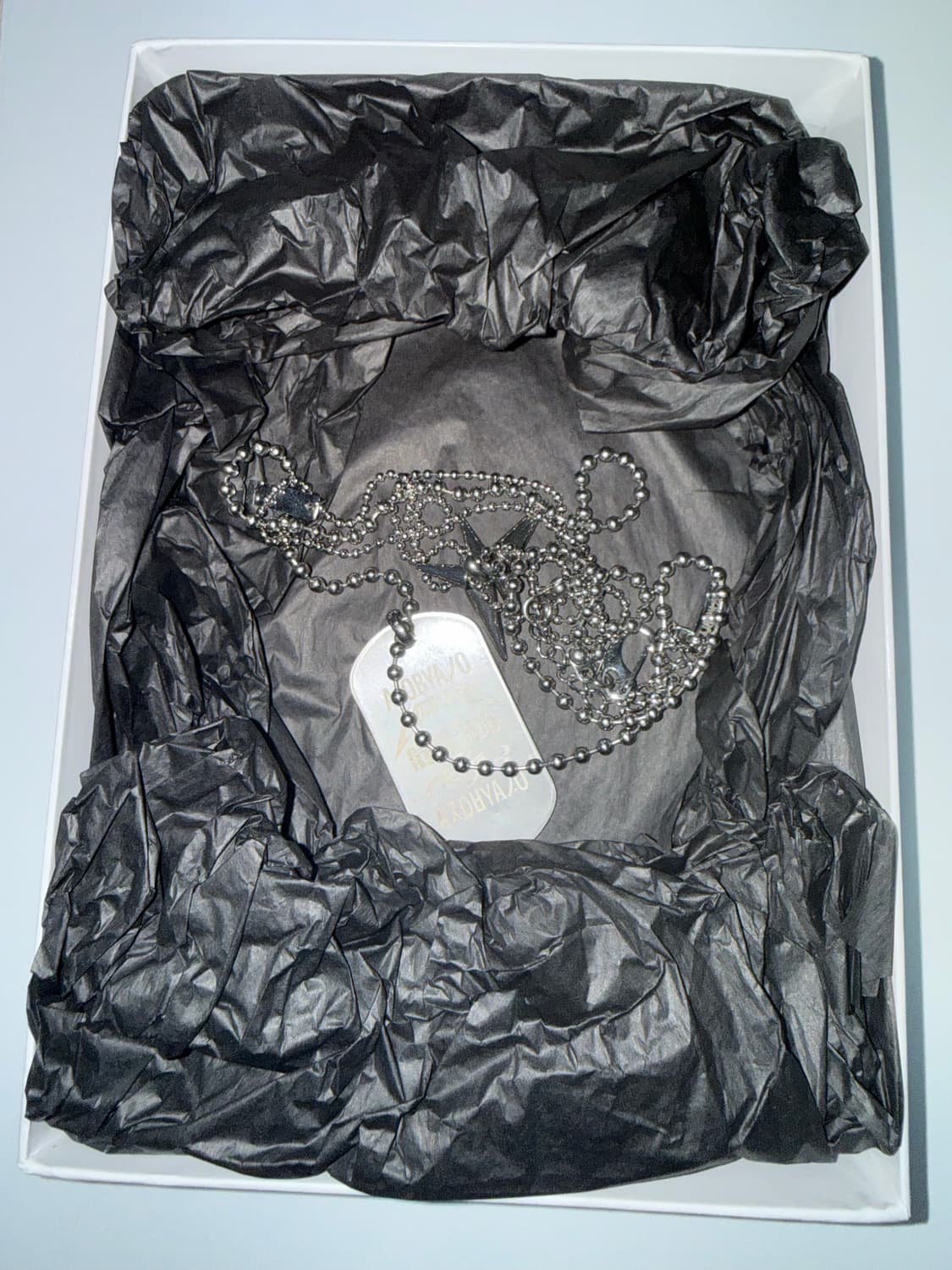 Dog Tag Layered Necklace [SILVER] 상품이미지4