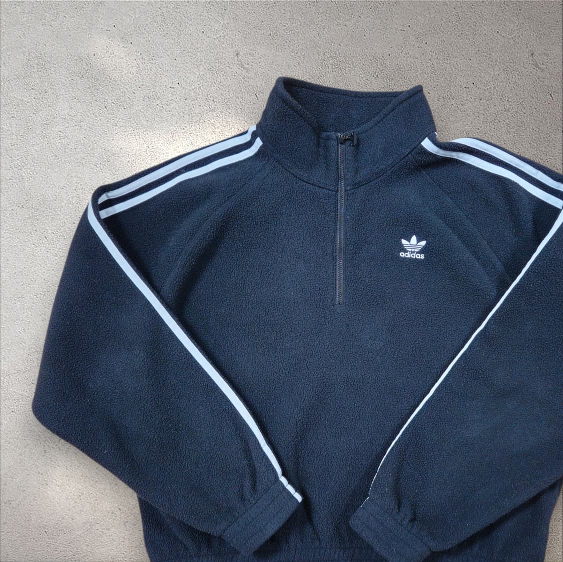 아디다스 후리스 아노락 플리스 반집업 블랙  XS 상품이미지1