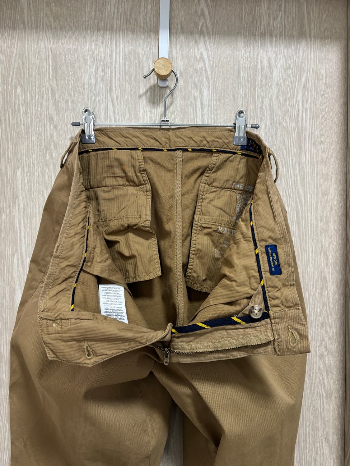 25SS미착용)폴로 베드포드 스트레이트핏 치노팬츠34"/몬타나카키 상품이미지5