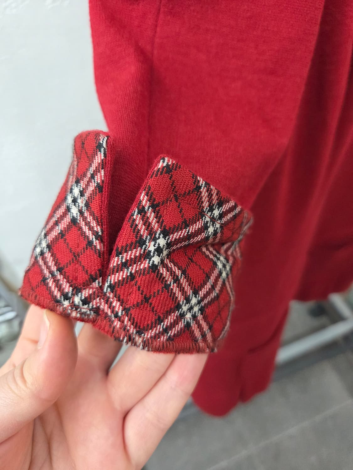 BURBERRY 버버리 레드 미니원피스 상품이미지5