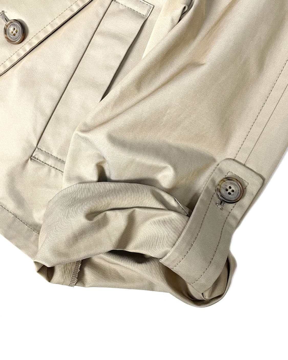 vinrtage 숏 더블 버튼트렌치코트 상품이미지6