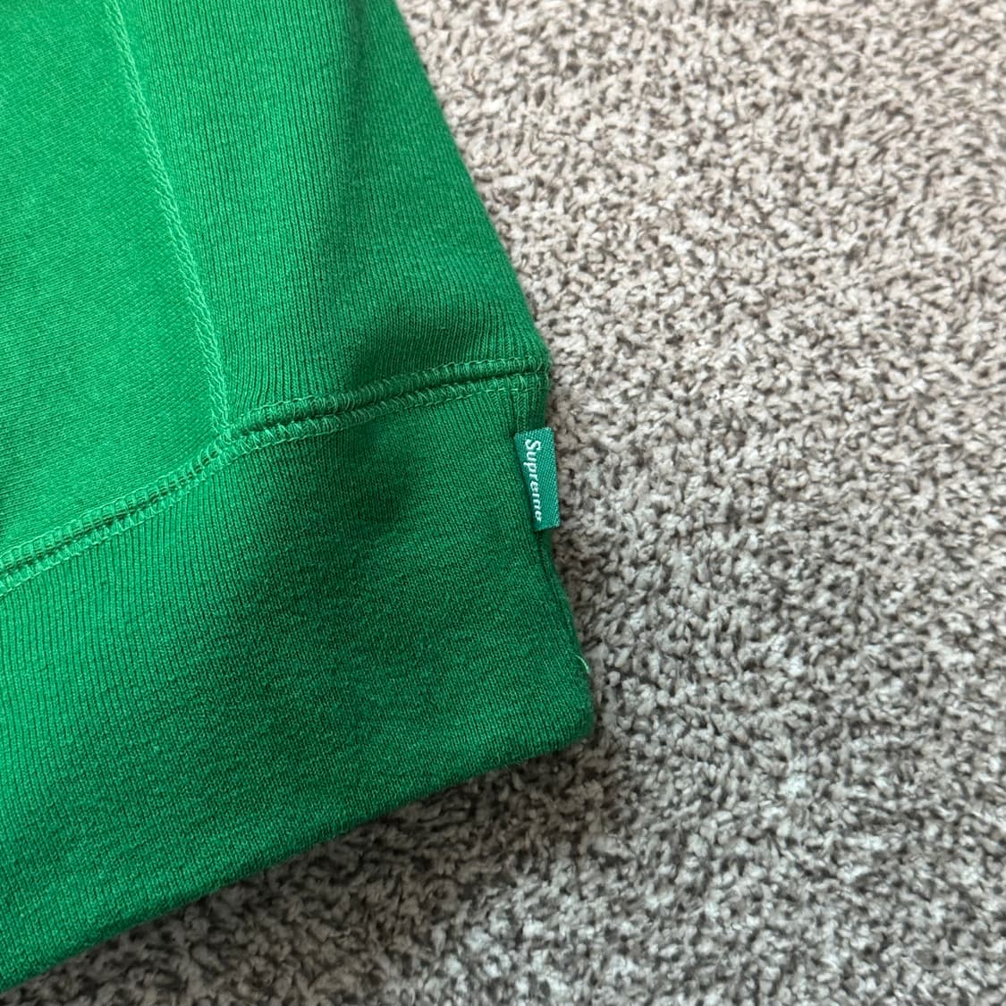 [M] 24FW 슈프림 박스로고 후드 그린  상품이미지4