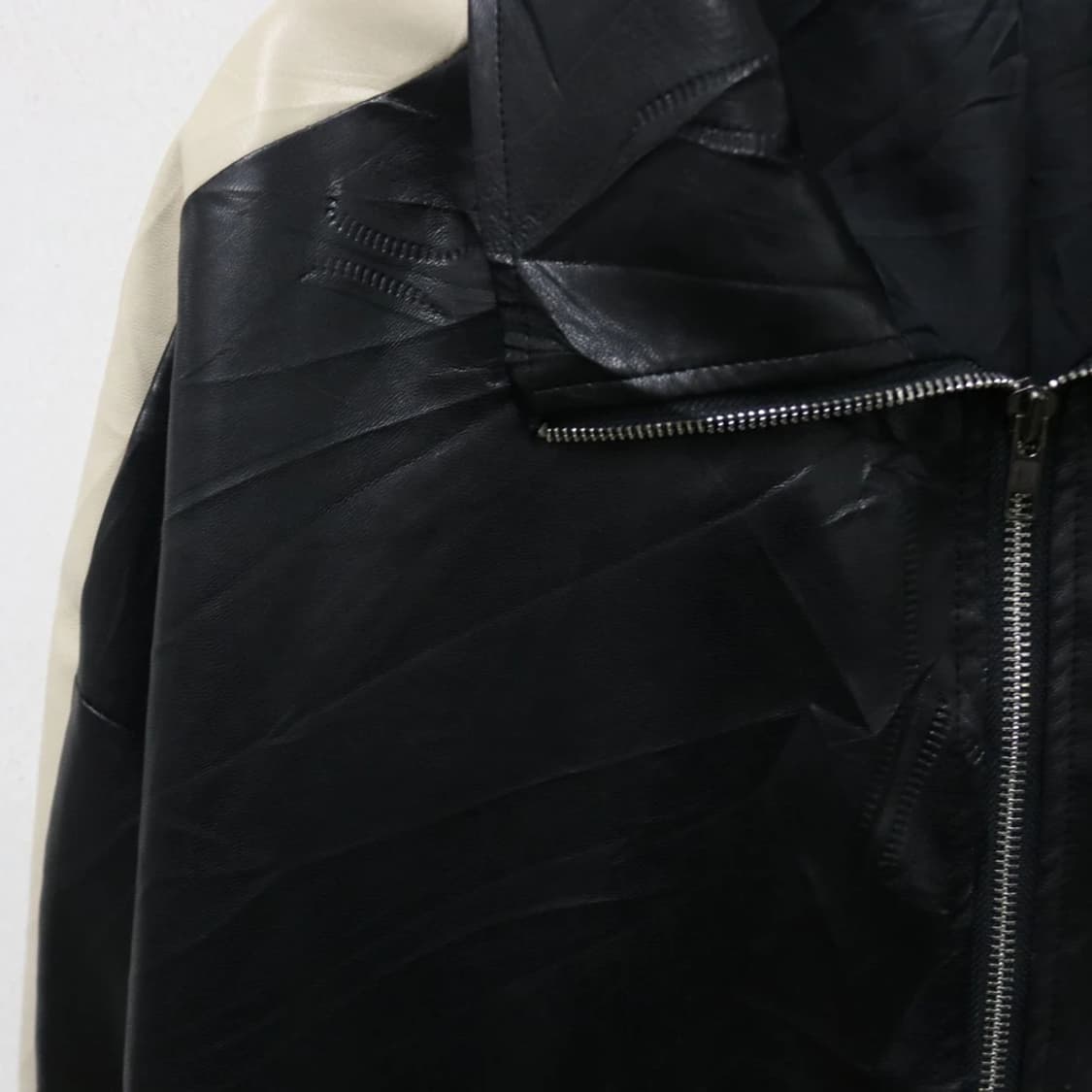 DAZY 페이크 레더 자켓 63439 상품이미지5