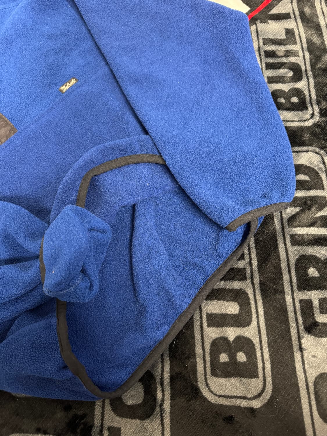 울리치 쿼터 스냅 티 플리스 풀오버 블루 블랙 상품이미지5