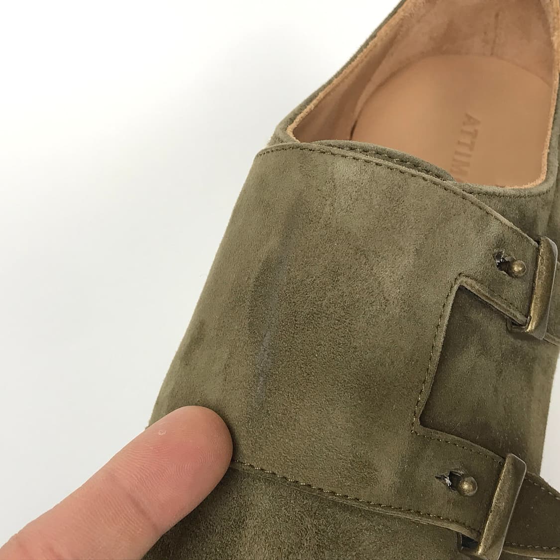 아띠모넬리 스웨이드 더블몽크 구두 남성43 (280) 상품이미지4