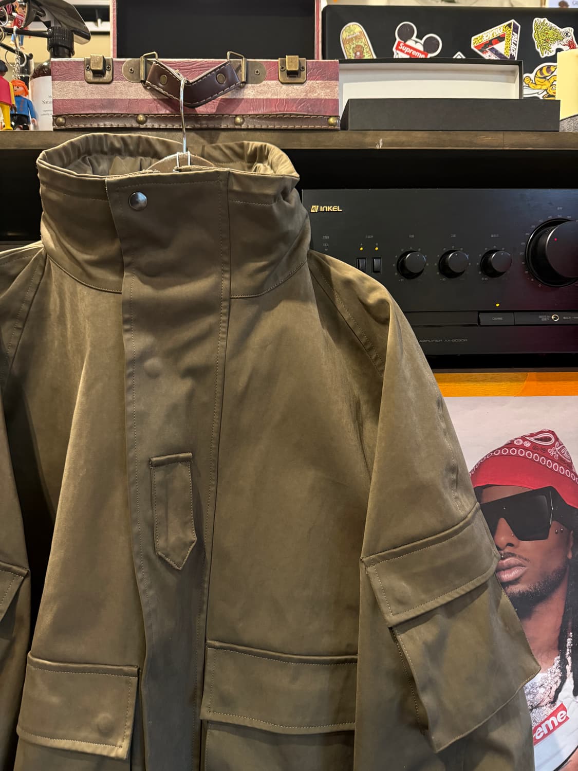 료 타카시마 오버슬리브 밀리터리 자켓 M(XL) 상품이미지5