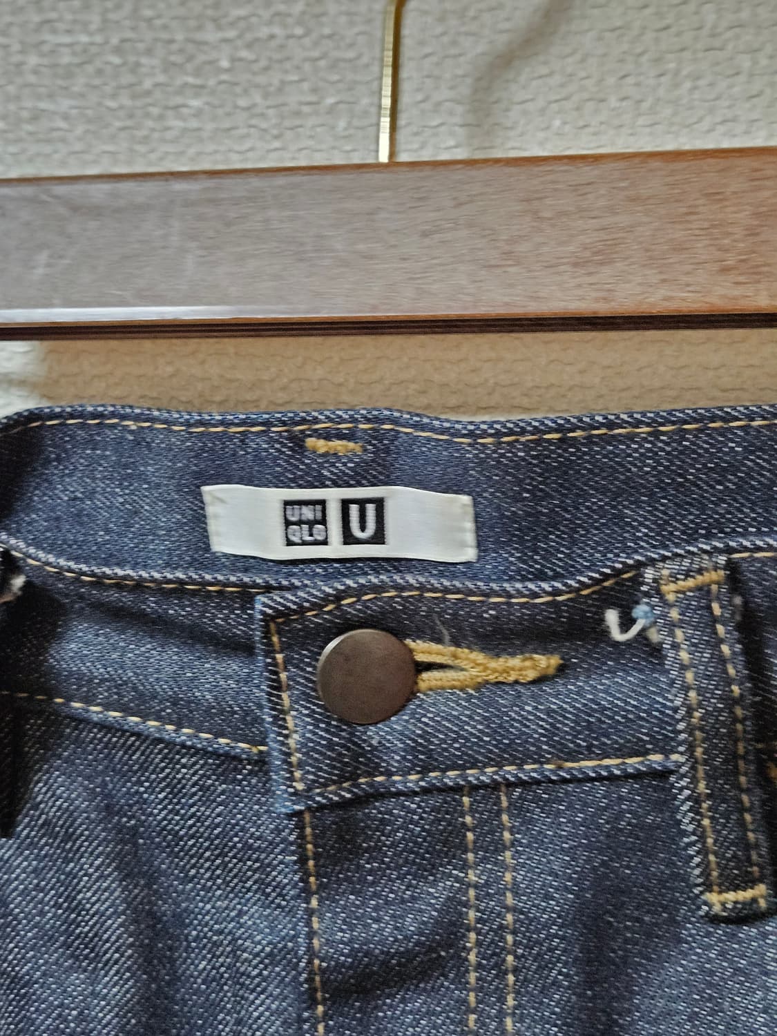 유니클로 데님 셀비지 슬림 스트레이트 상품이미지4