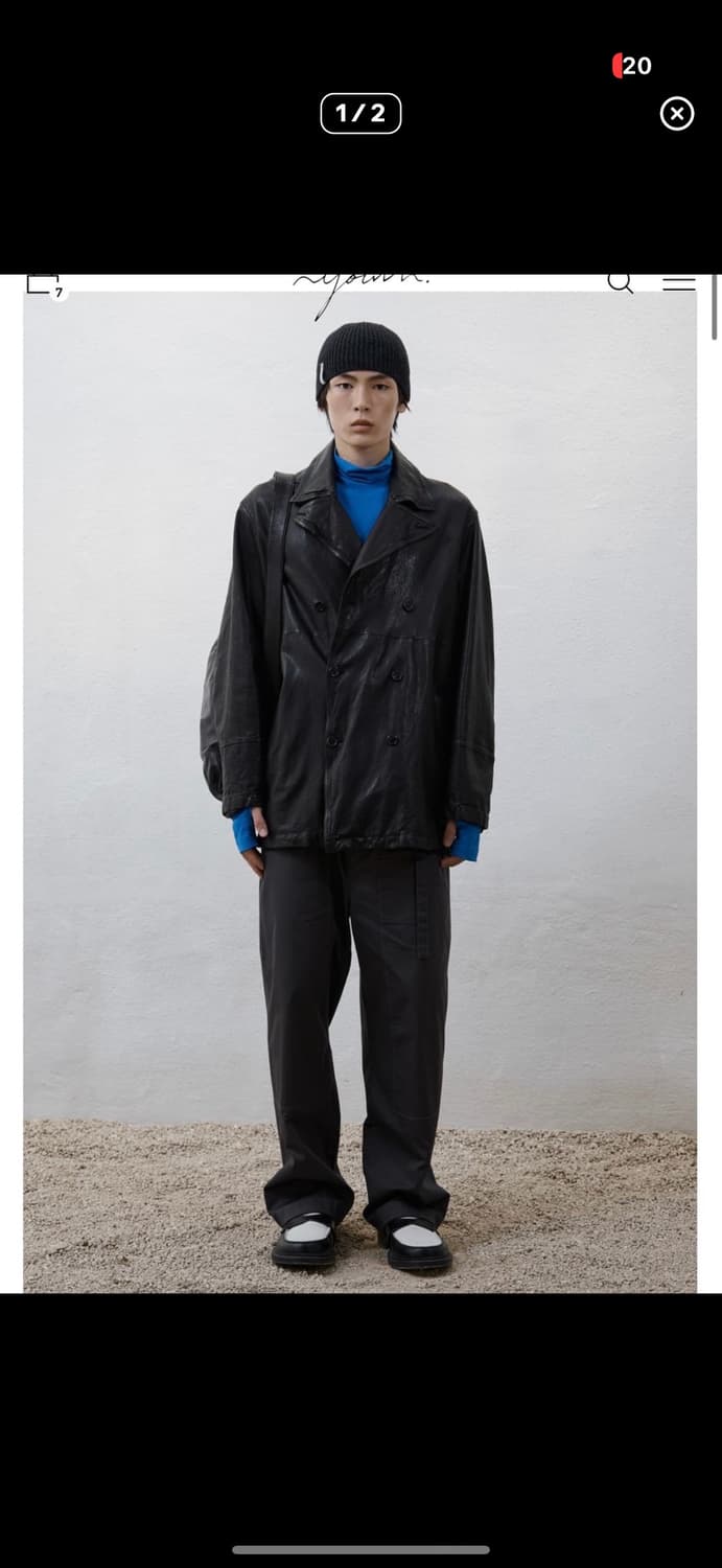 구매) 유스 레더 피코트 S 상품이미지1