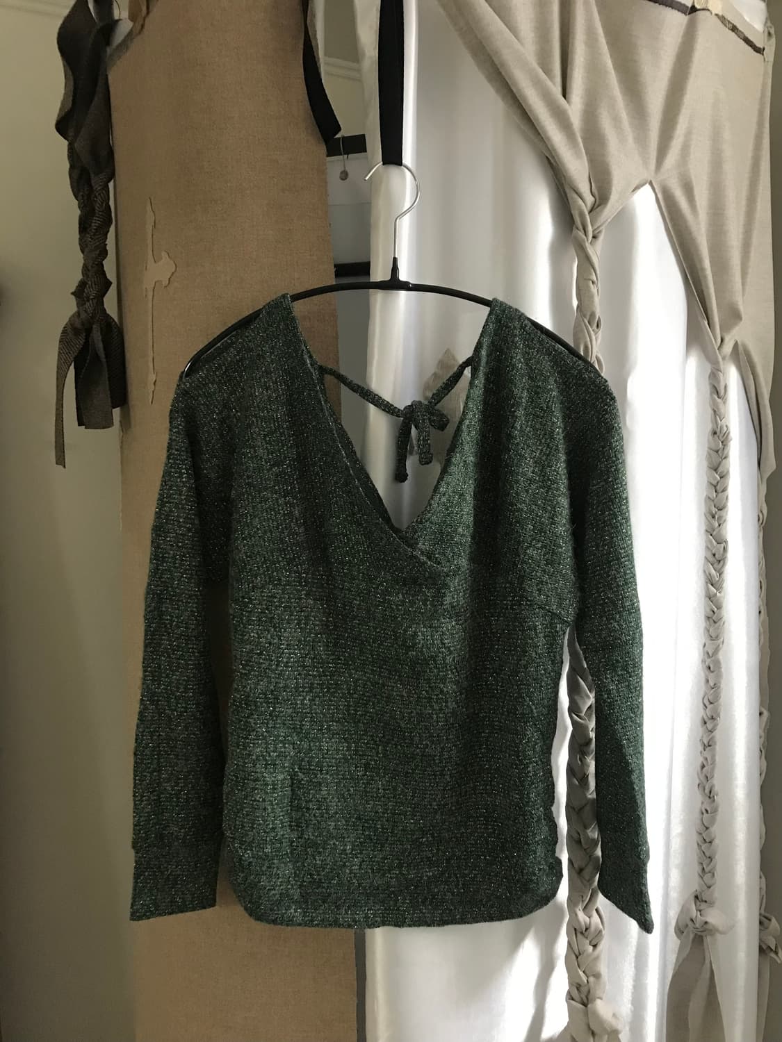 vintage green pearl knit 상품이미지4