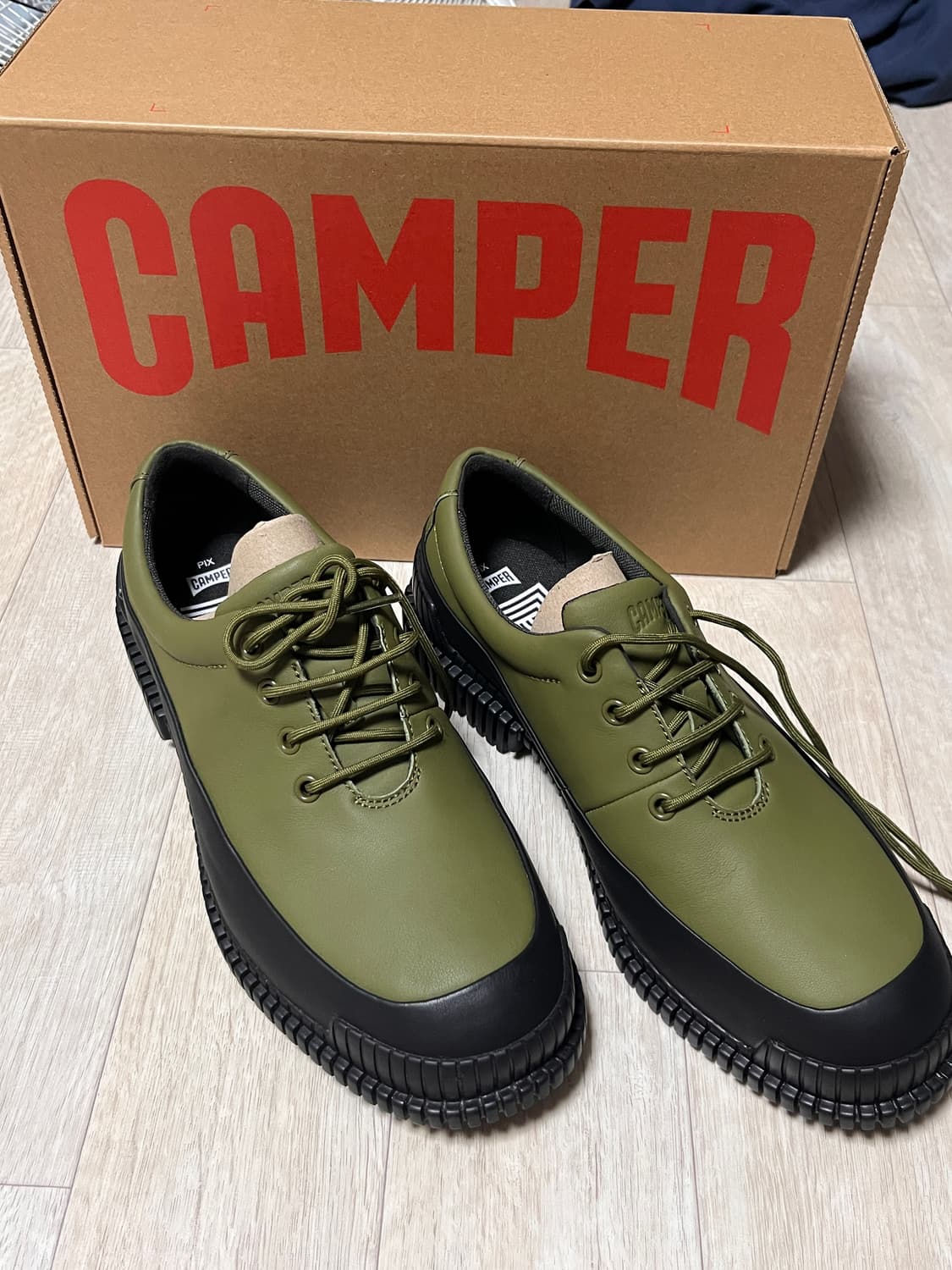 Camper 로퍼 K100360 053 PIX 0 카키(EU42) 상품이미지5