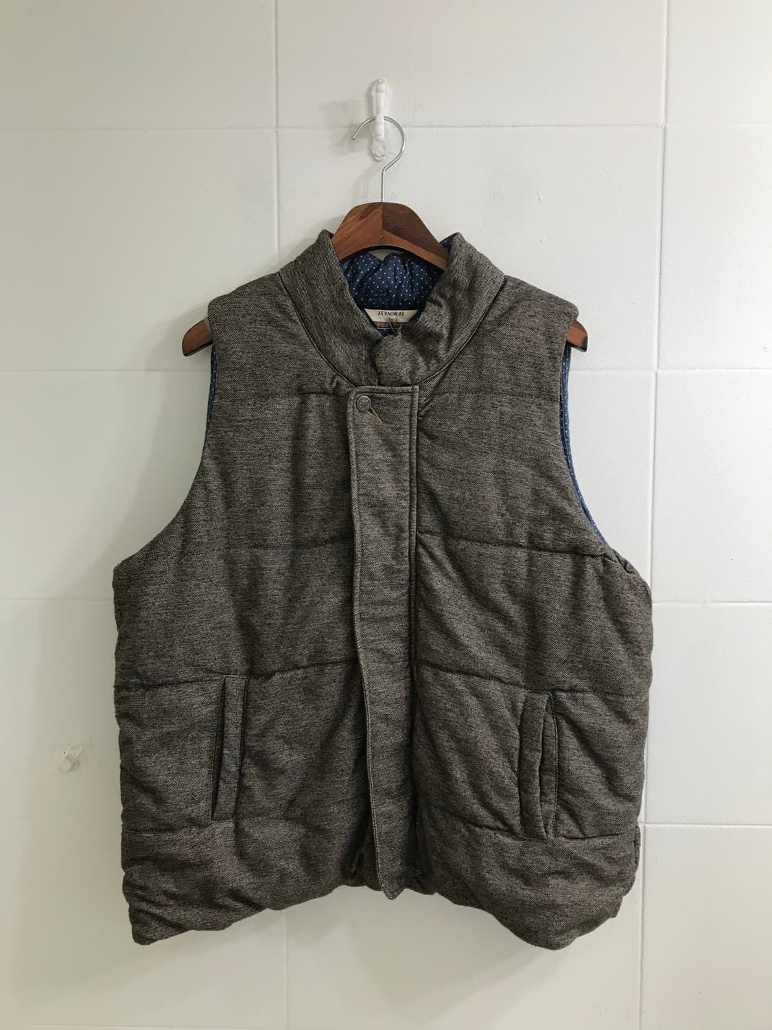 브라운 도트 체크 너드 러힙 코디세트 상품이미지4