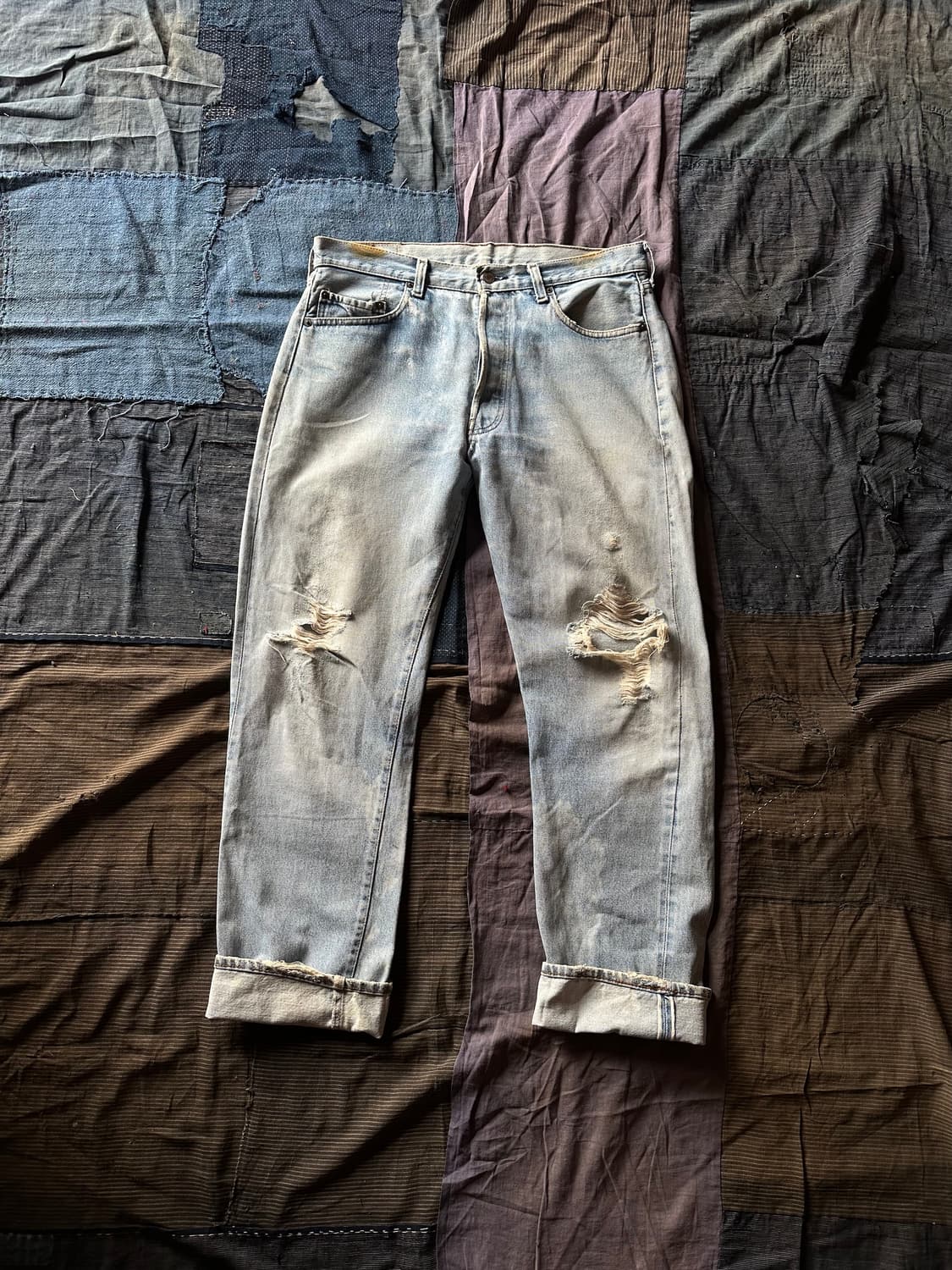34) 80s USA 66후기 Levis 501 Denim Pants 상품이미지1