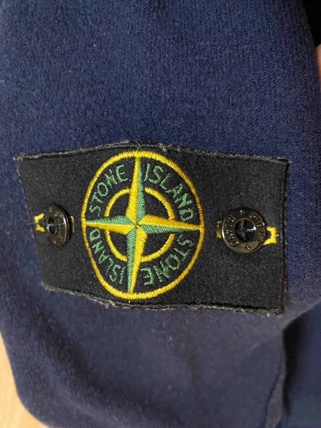 스톤아일랜드 니트 반집업 네이비 상품이미지3