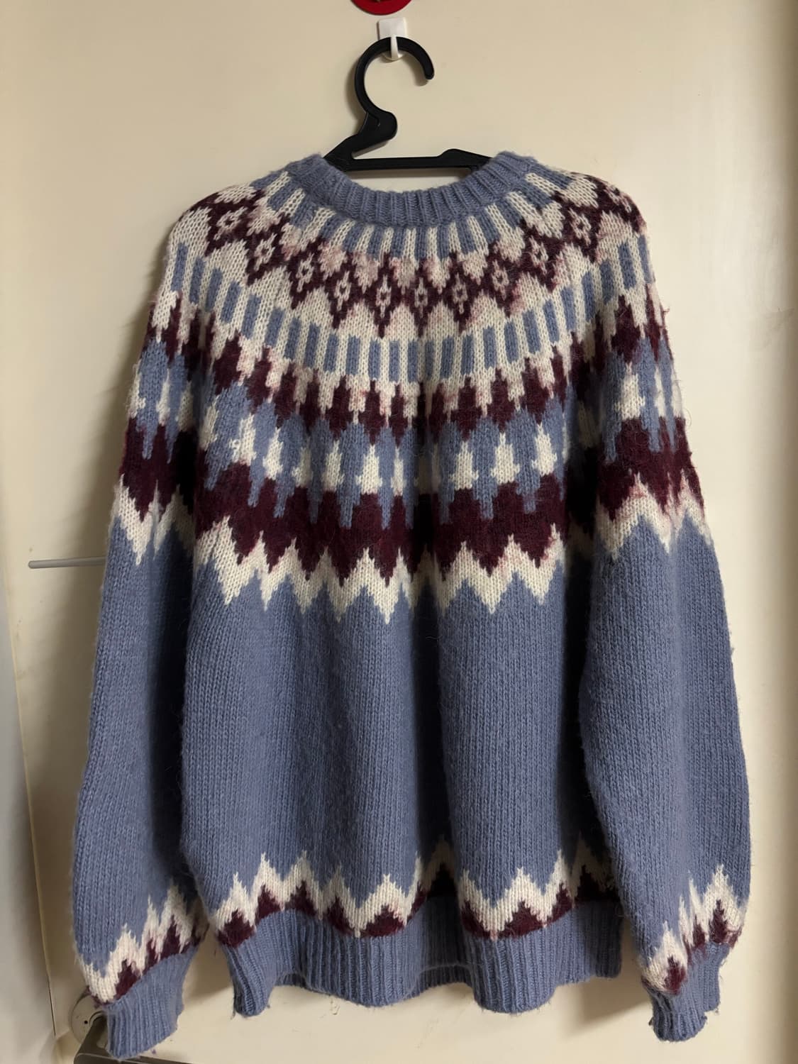 Beams 빔즈 노르딕 스웨터 M 상품이미지4