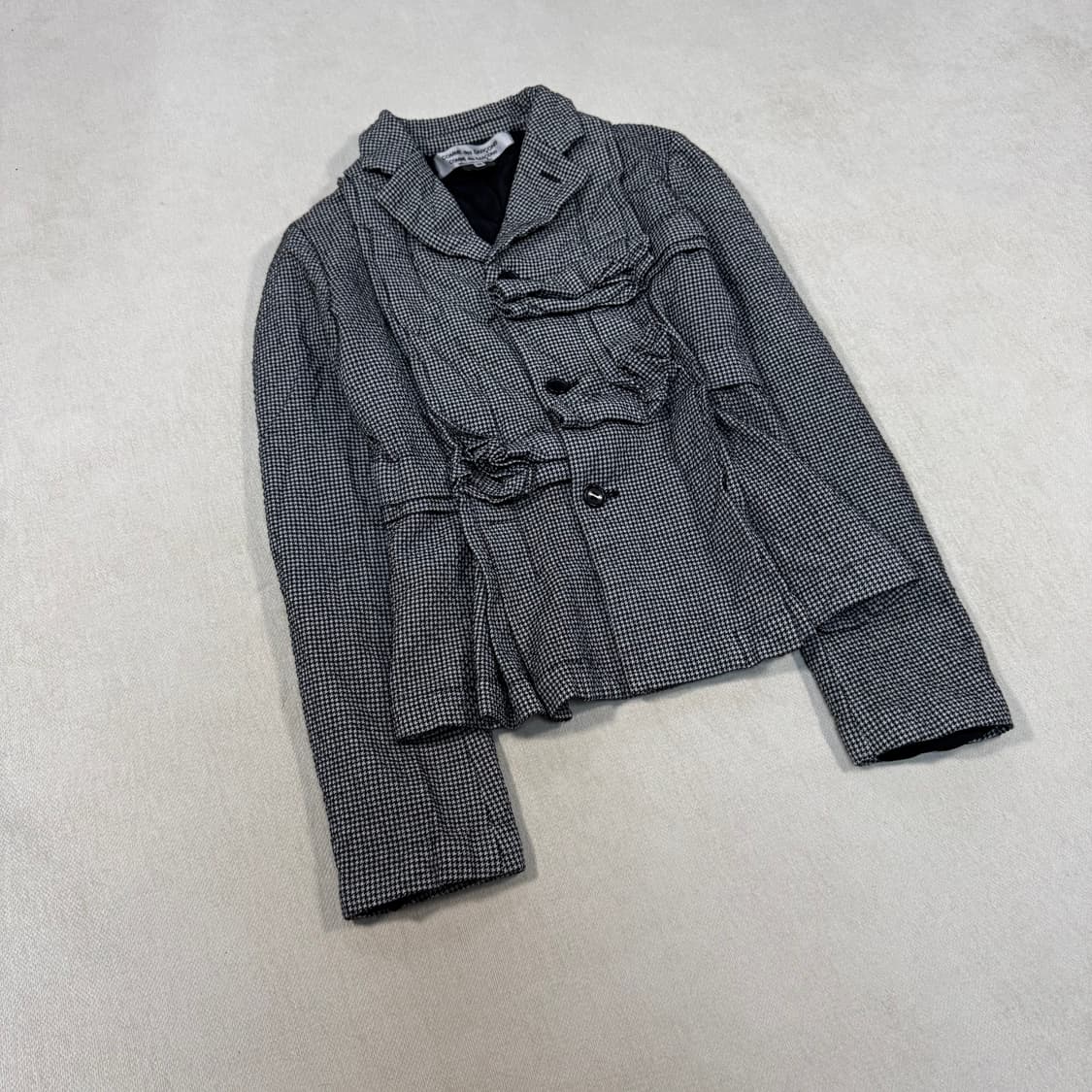 Houndstooth Corsage Design Jacket 상품이미지3