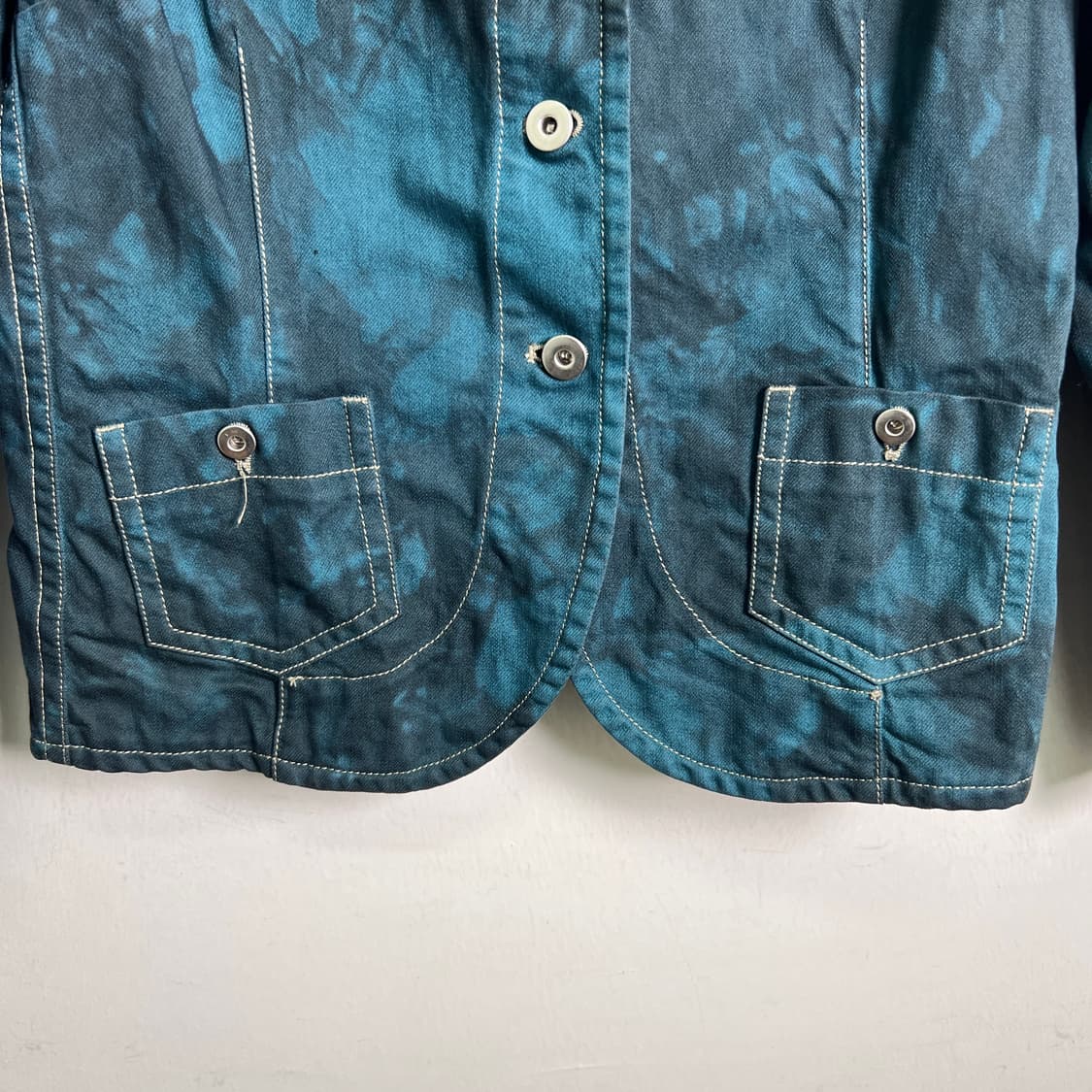 MIU MIU 미우미우 패턴 데님 자켓 L 상품이미지5