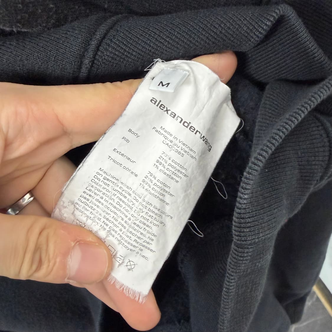 알렉산더왕 크롭 후드 상품이미지7