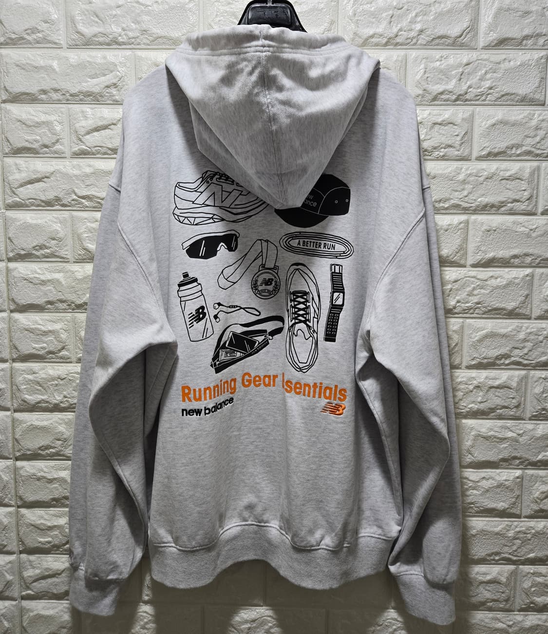 거의새것/ 뉴발란스 RC FRESH 러닝 픽토그램 후드티 XL 상품이미지6