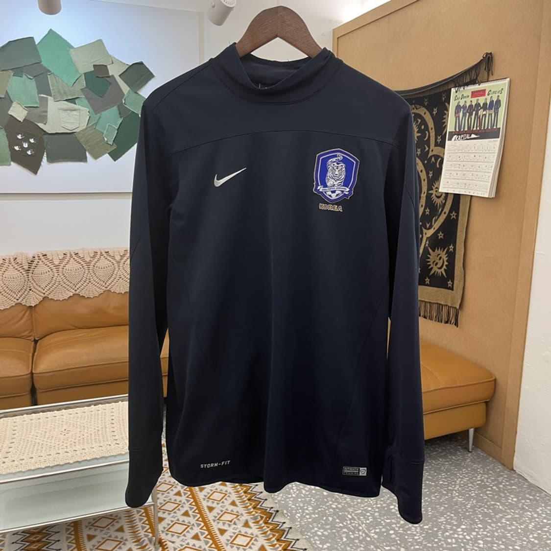 나이키 스포티 스톰핏 KFA 국가대표 쉘탑 롱슬리브 L C10862 상품이미지3