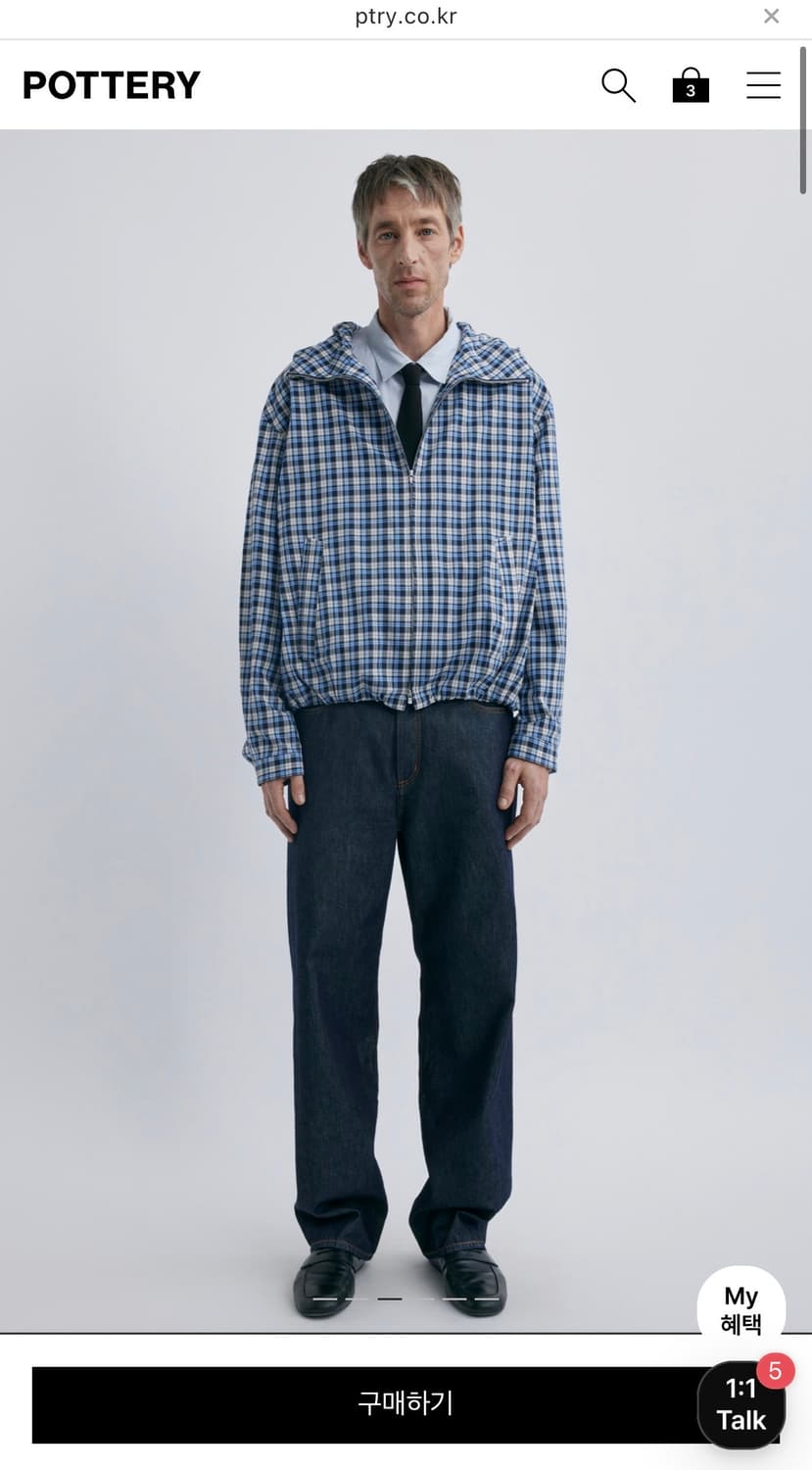 [새상품] 포터리 코튼 후디 점퍼 3 상품이미지3