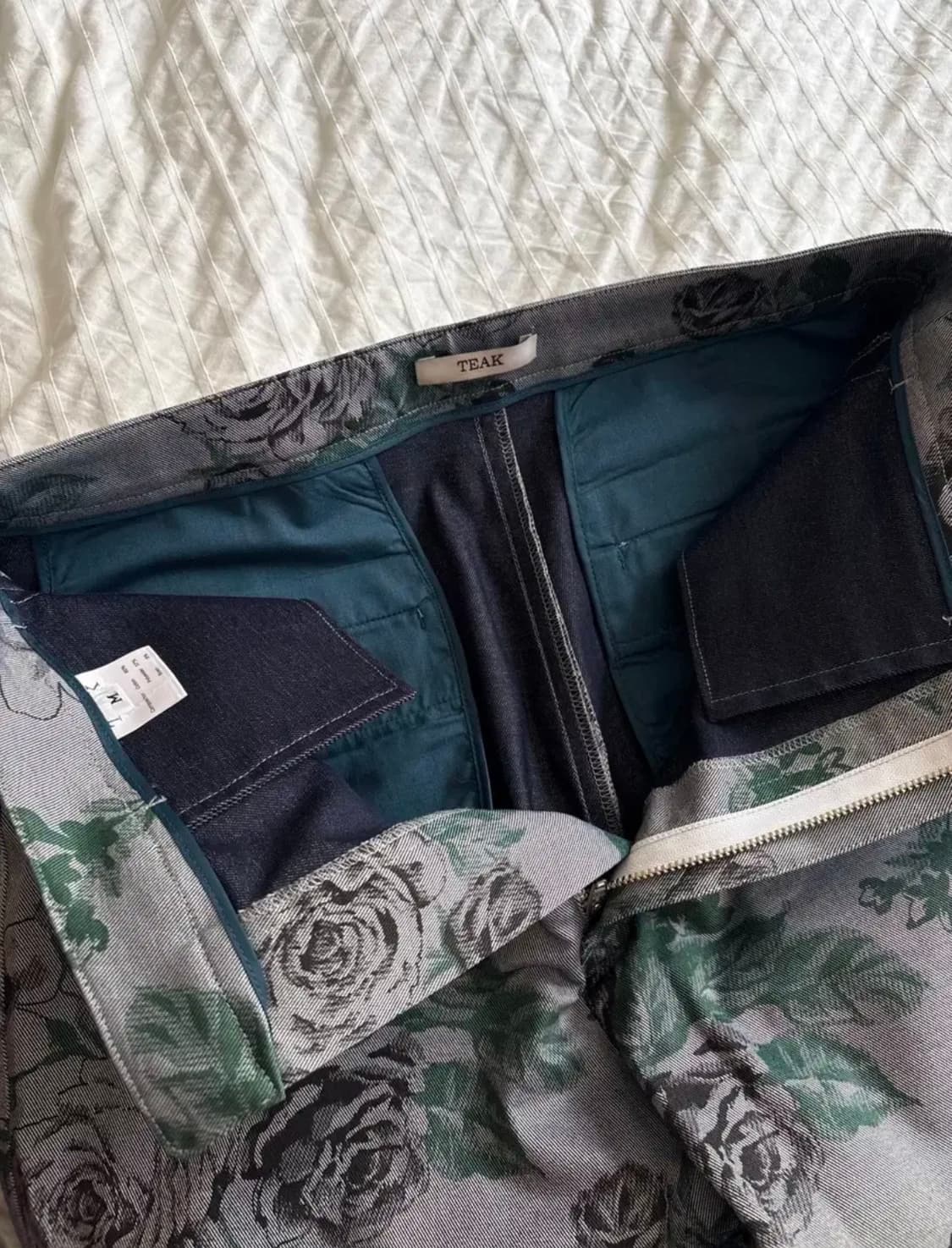 티크 코튼 플레어 팬츠 상품이미지5