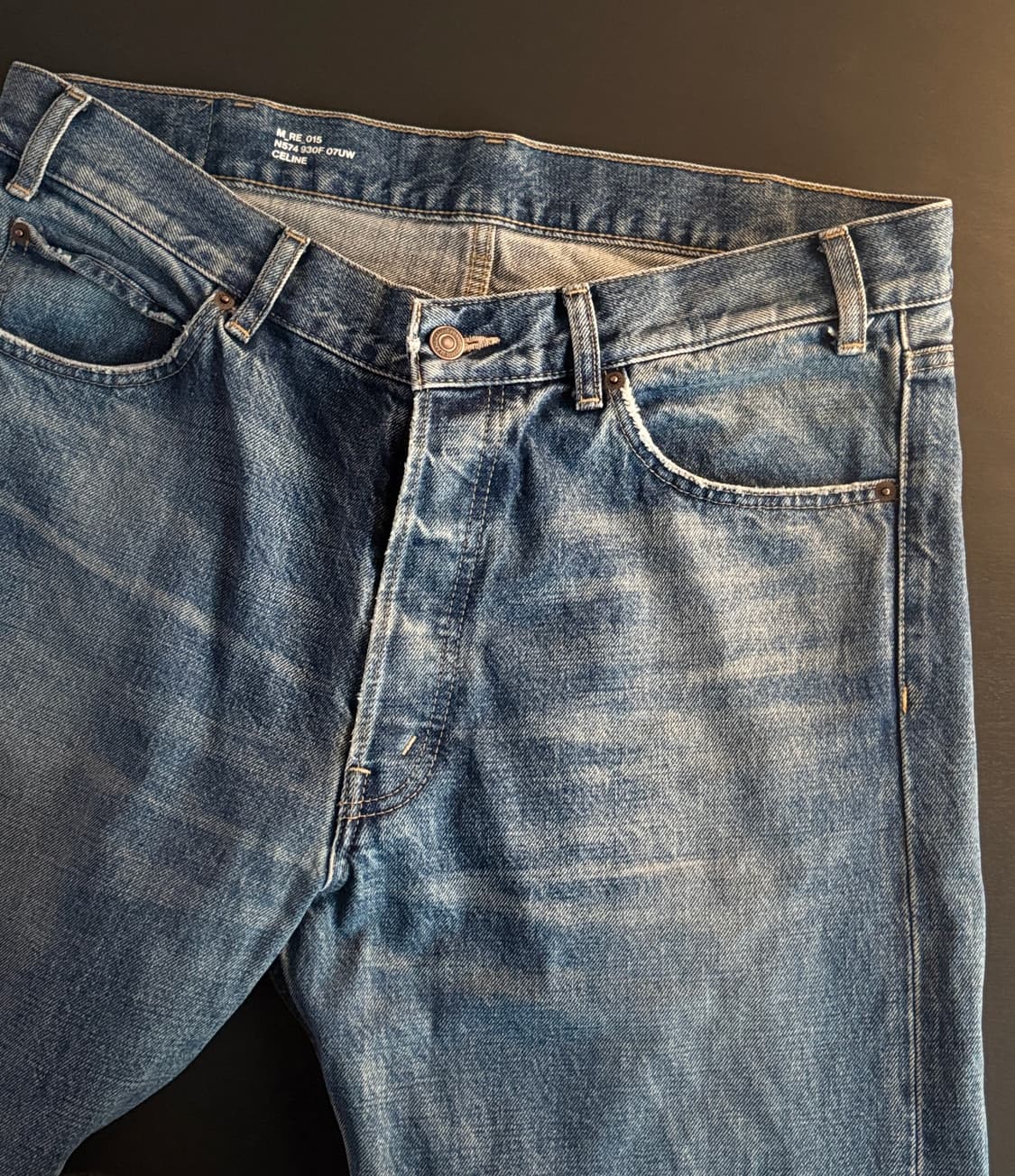 셀린느 23fw 커트 유니언 워시 데님 진 상품이미지3