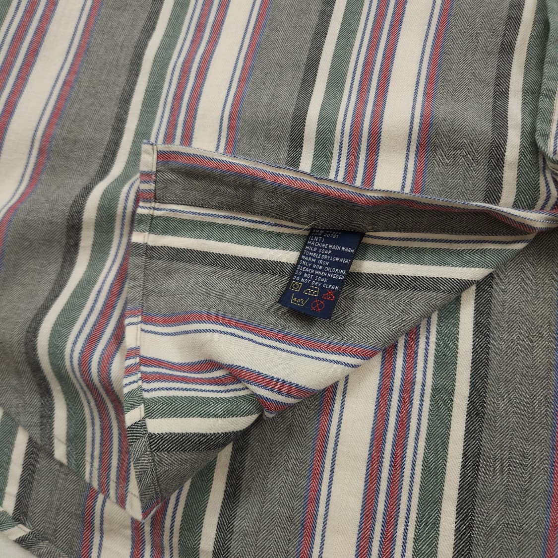 2XL(110) 타미 힐피거 스트라이프 월계관 셔츠 상품이미지5
