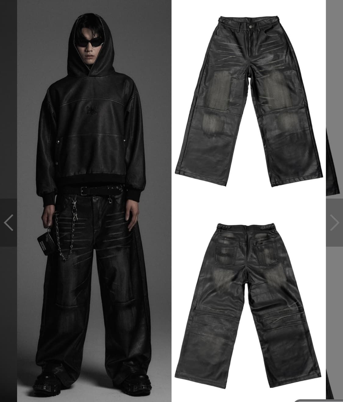 rosenkreuz leather pants 상품이미지1