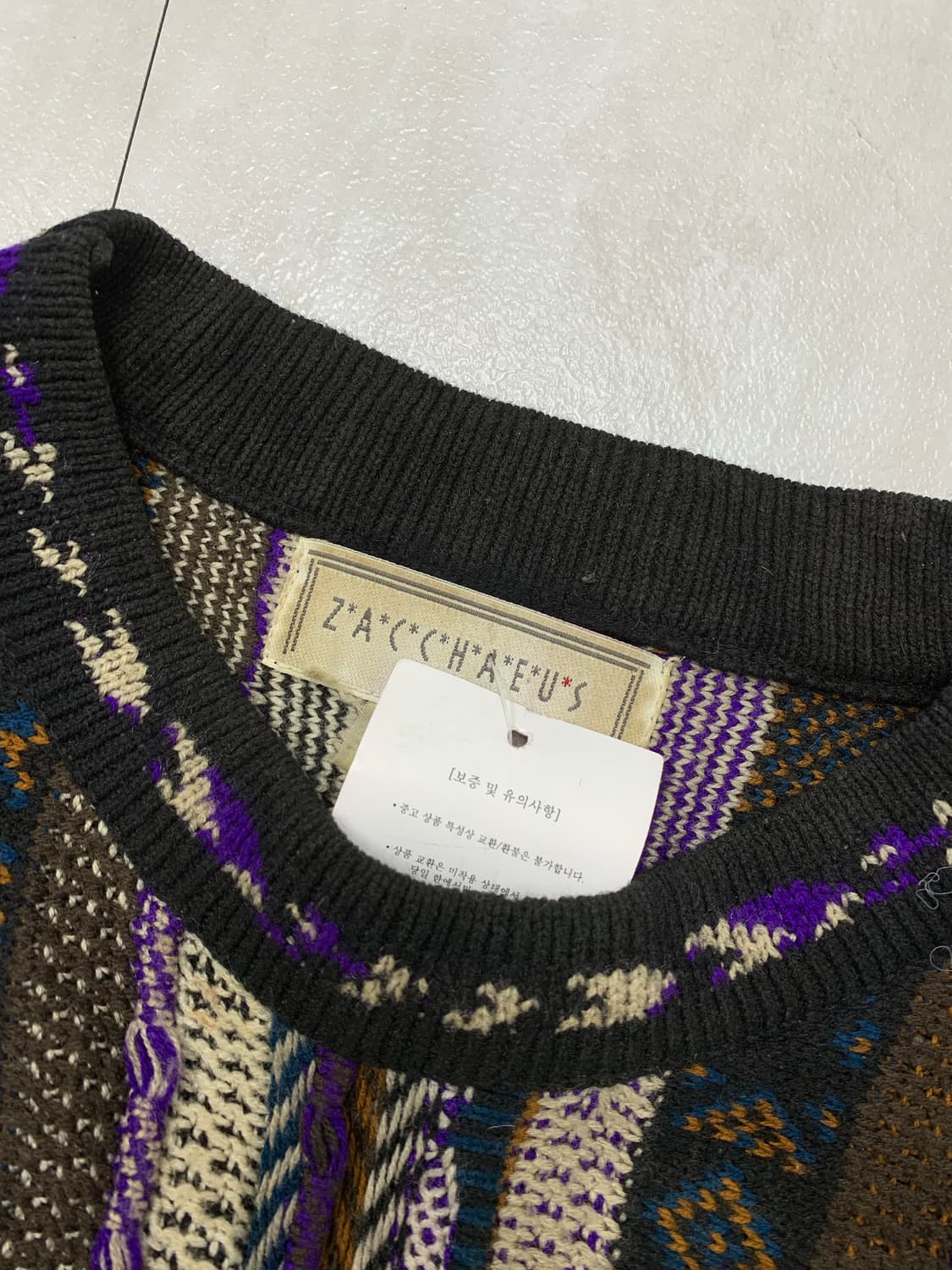 Zacchaeus 케이블 니트 #153 상품이미지4