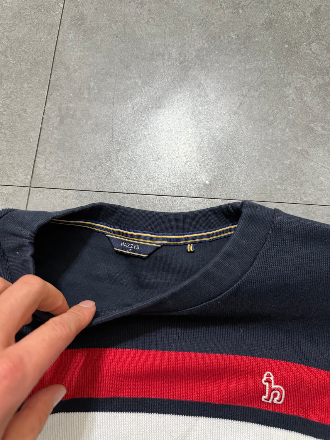 해지스  헤비코튼  빈티지 스웻셔츠   115 size   상품이미지4