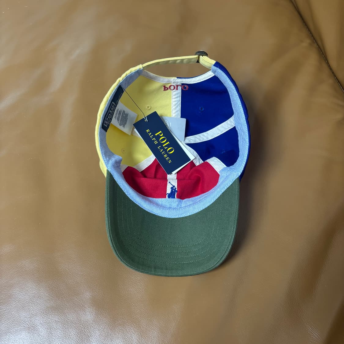 (Polo x Beams) 폴로x빔즈 트리플 포니 6패널 볼캡 모자 상품이미지6