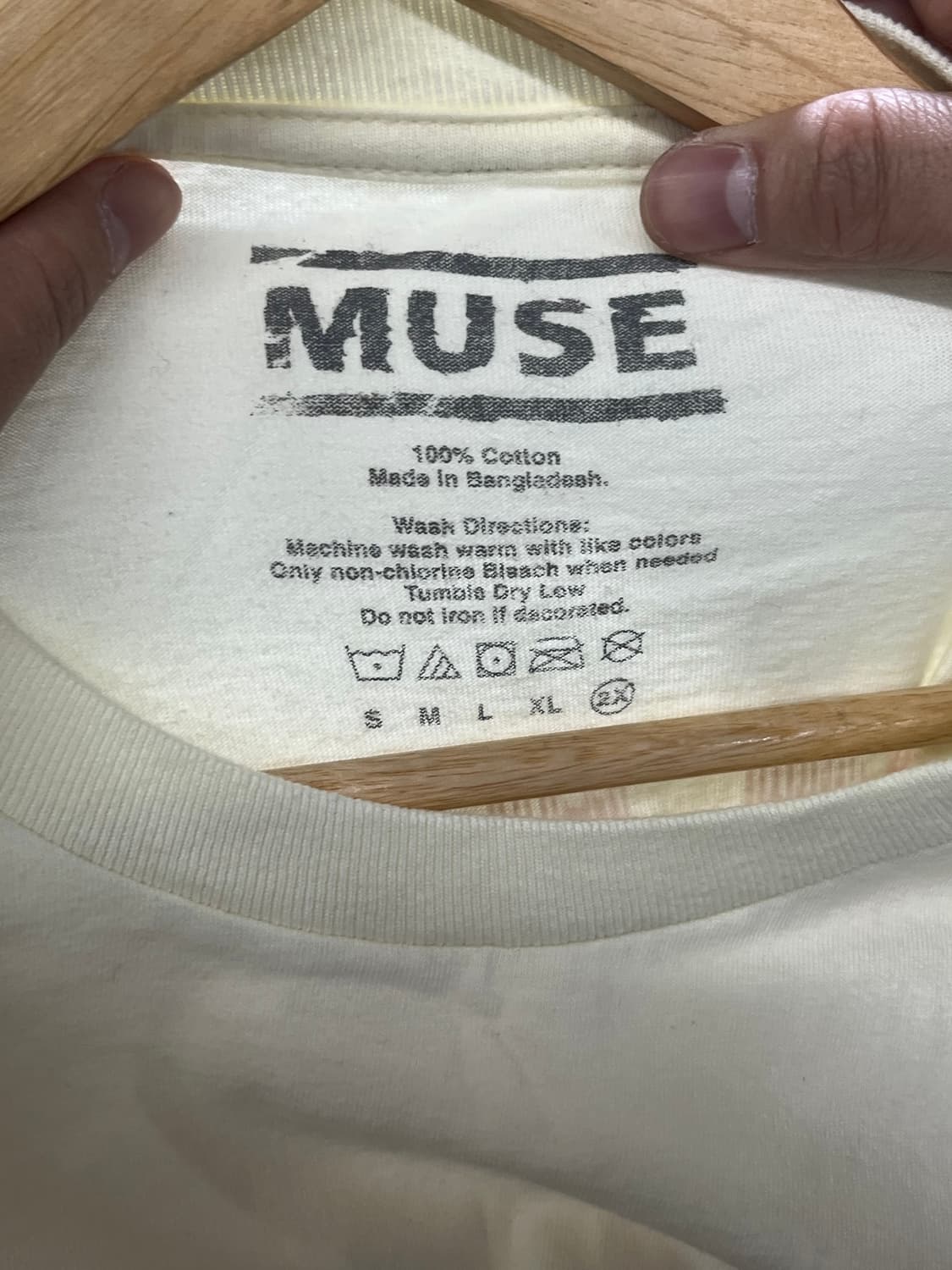 뮤즈 MUSE REPEAT LOGO TEE MD반팔티 2XL 상품이미지3