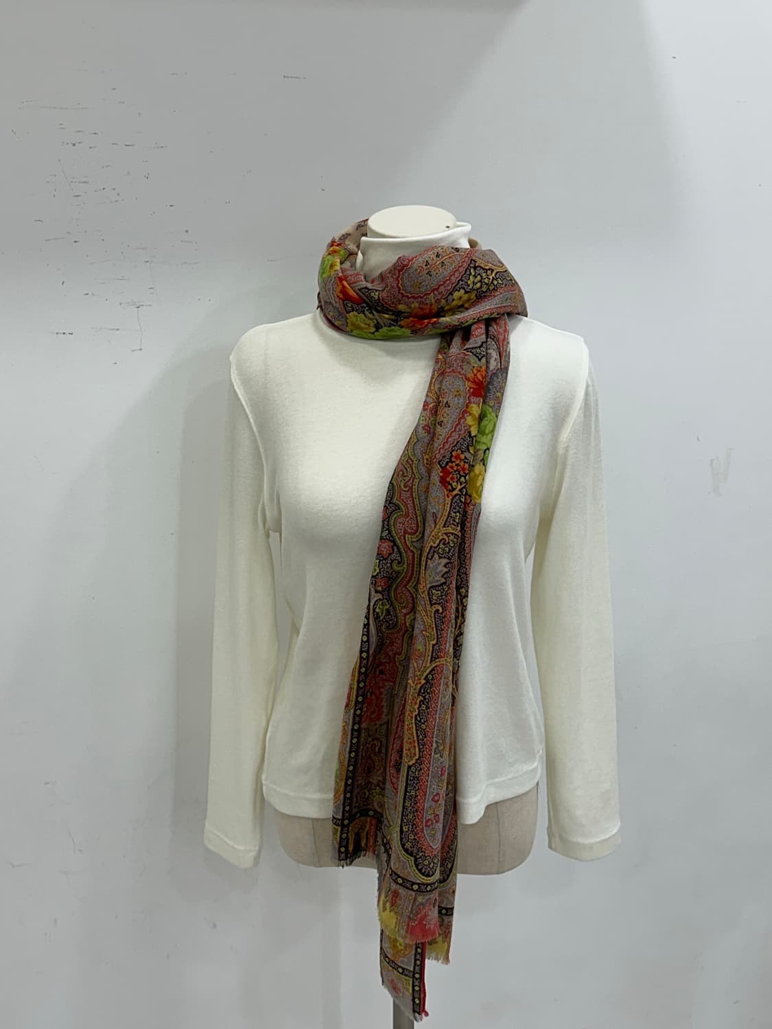 에트로 울 실크 숄 상품이미지4