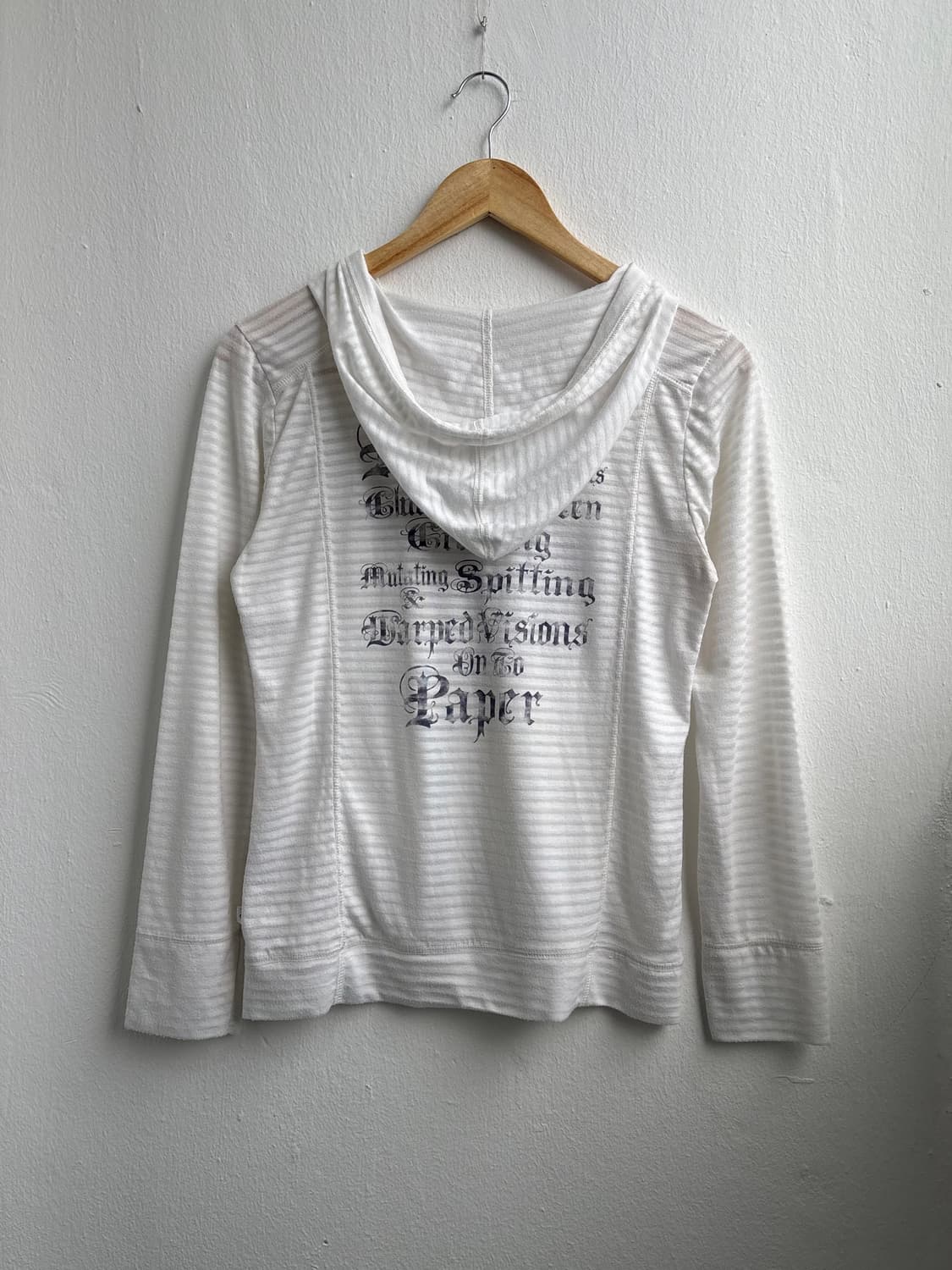 Vintage GV2 Graphic White Hood 상품이미지6