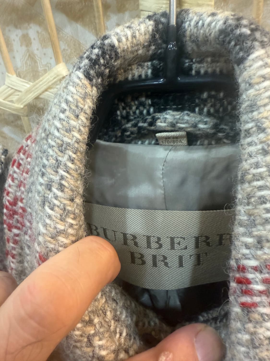 38/44-55 정품 버버리 브릿 울 노바체크 코트 팝니다 상품이미지2