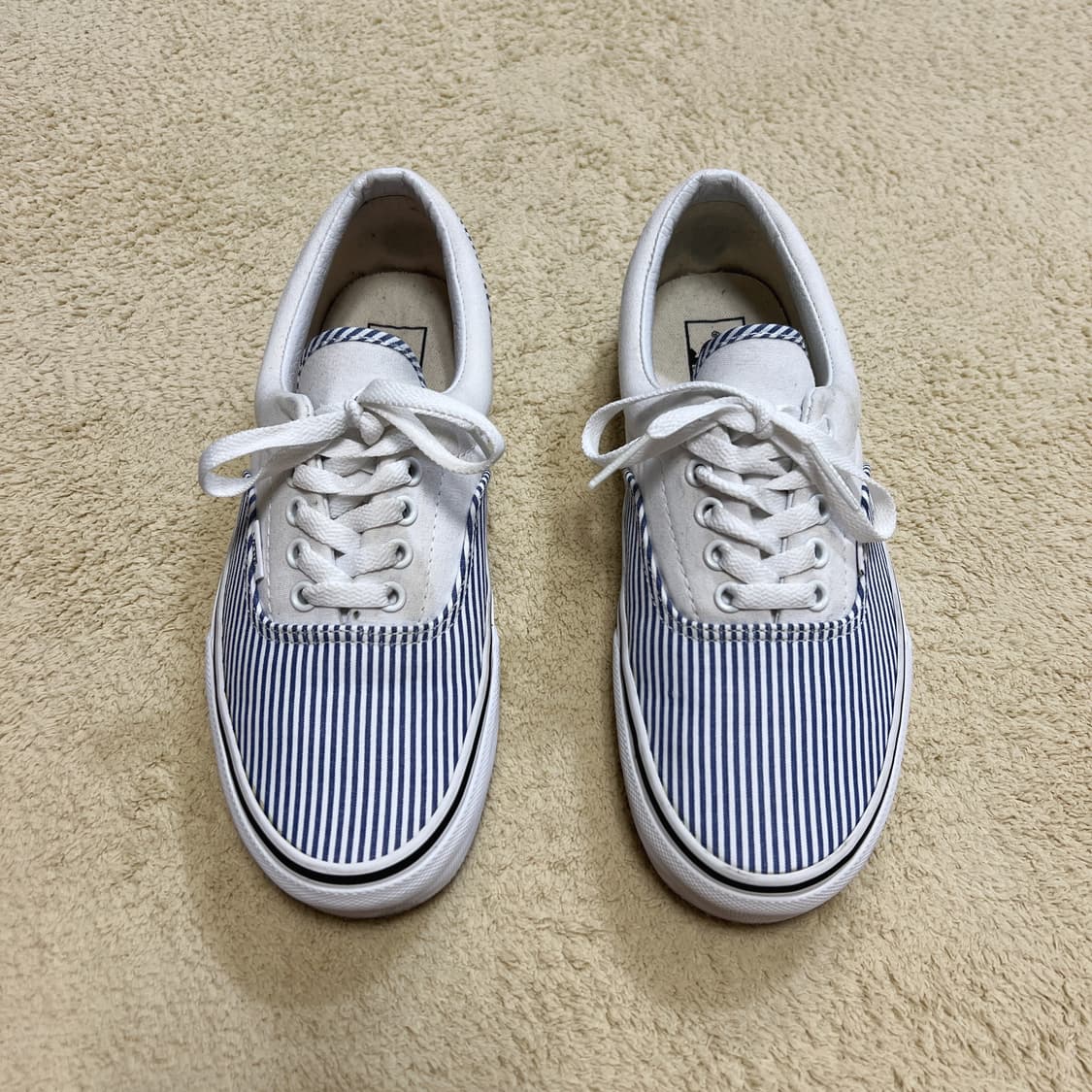 반스 2015 에라 스트라이프 "Deck Club" 트루 화이트 상품이미지2